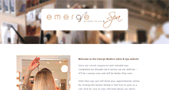 Desktop Screenshot of emergemodernsalon.com